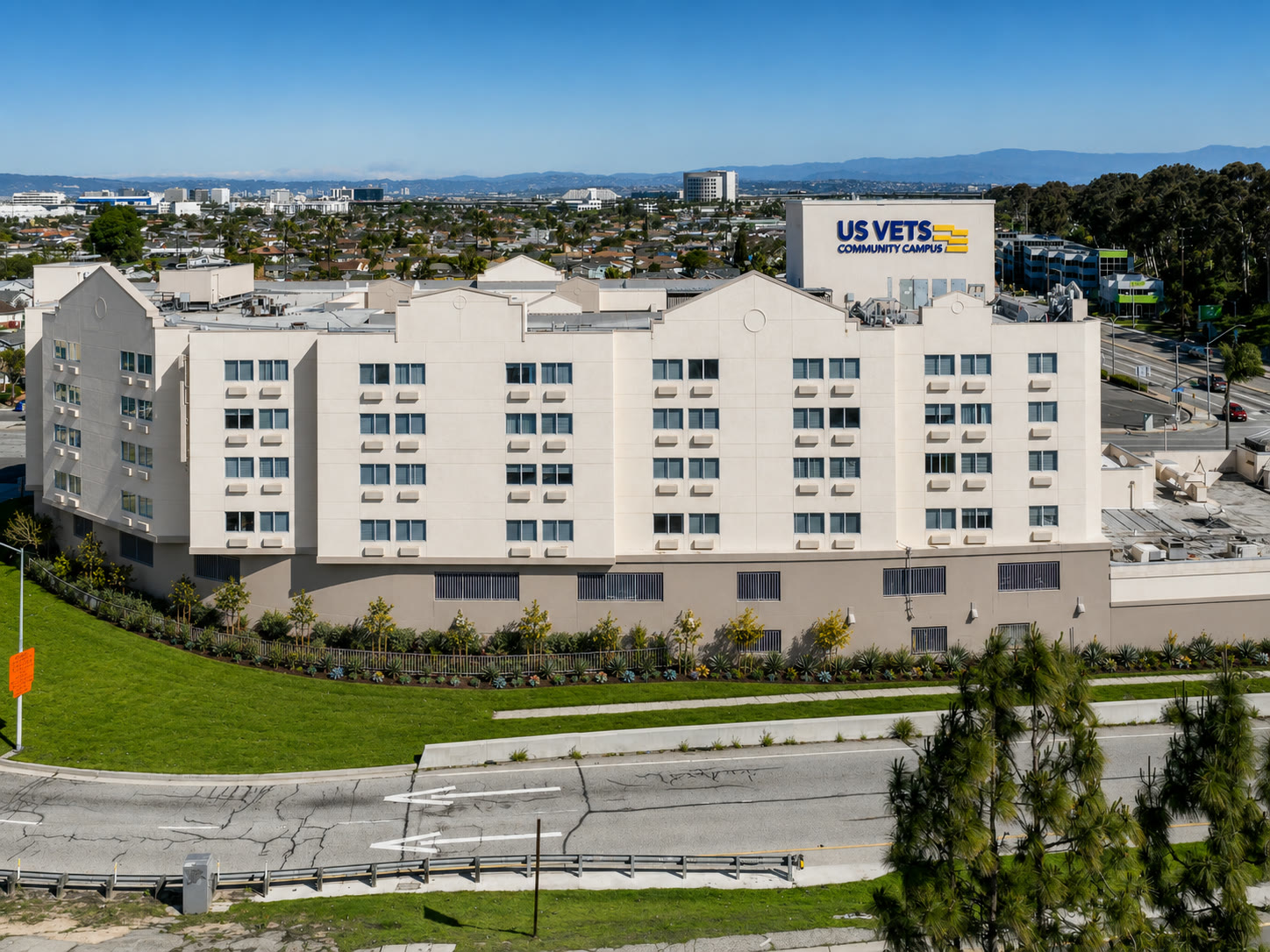Proposed campus exterior aerial